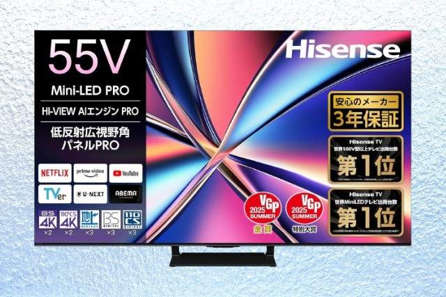 モデル概要：55U8Rと55U8NのSpecs